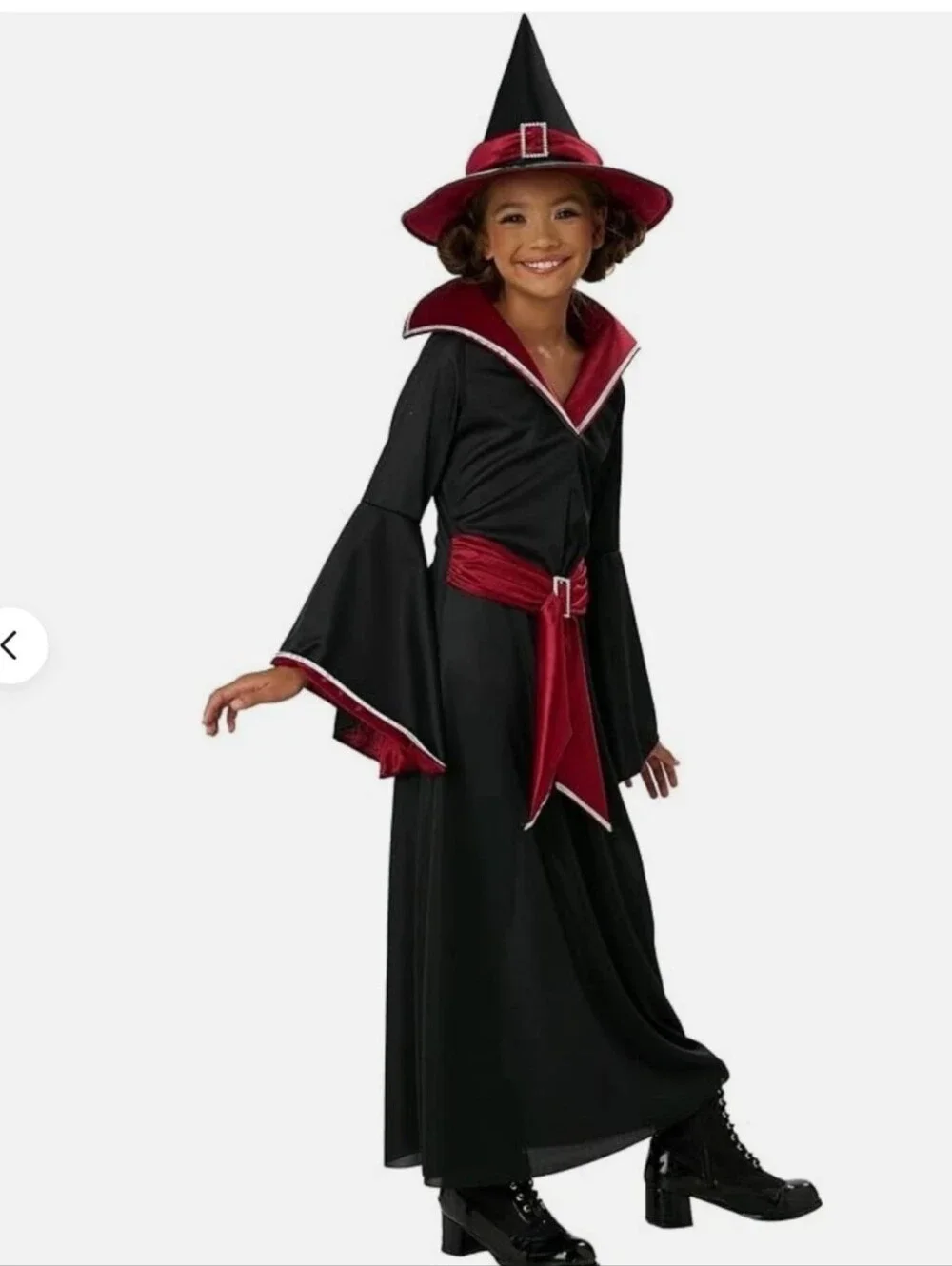 New California Costumes Ruby Red Glamour Witch Costume Girls XL(12-14) Halloween